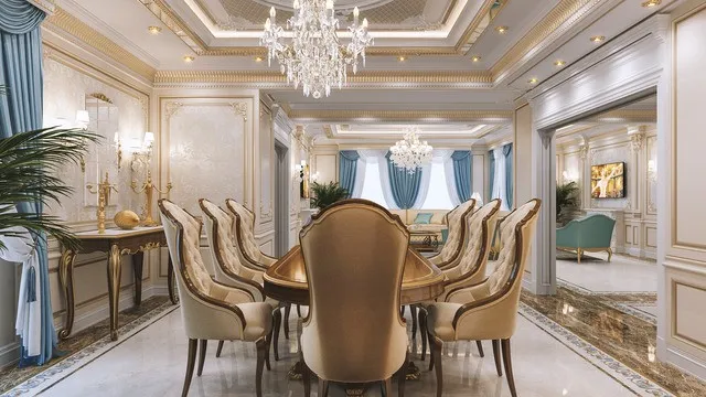Элегантная столовая: идеи и классический интерьер