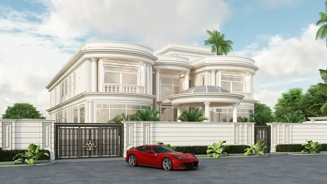 تصميم واجهات خارجية فاخرة ومساحات خارجية مذهلة في قطر