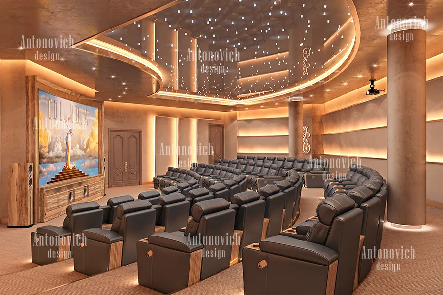 أفكار تصميم سينما منزلية مذهلة لتجربة مشاهدة مطلقة