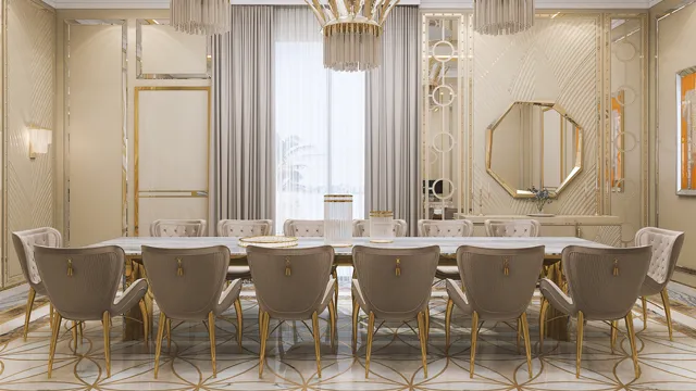 Изысканная столовая: создание роскошной атмосферы — Антонович Дизайн