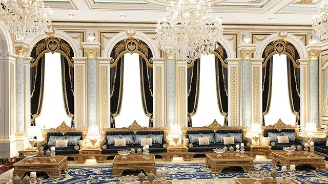 Изысканный дизайн маджлиса: путешествие через роскошь
