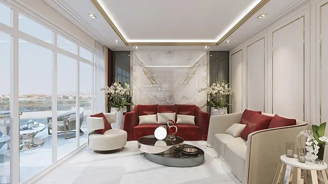 Элегантная и уютная семейная гостиная