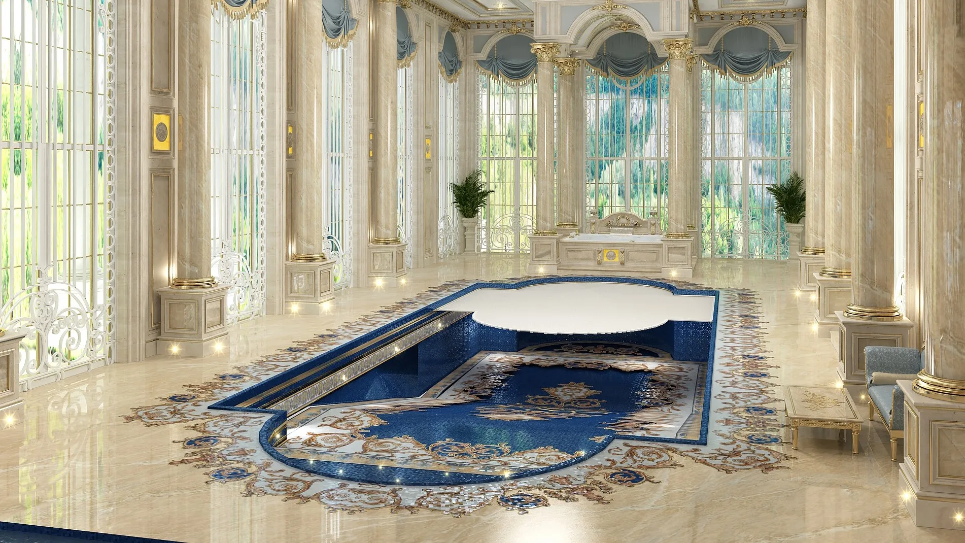 Обновление планировки крытого бассейна: экспертные советы по дизайну роскошной зоны отдыха