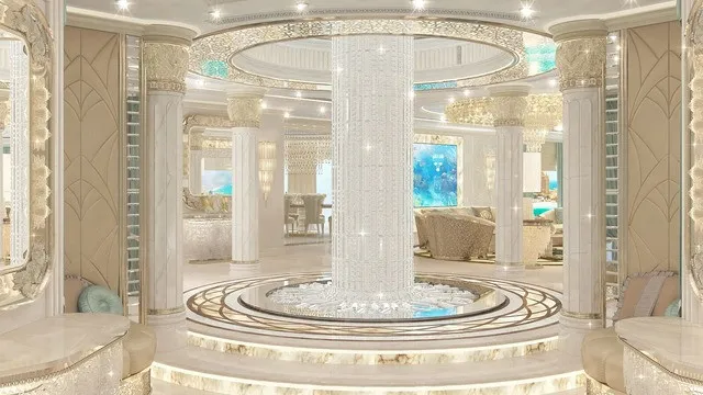 Изысканная хрустальная каскадная люстра — вечный шедевр