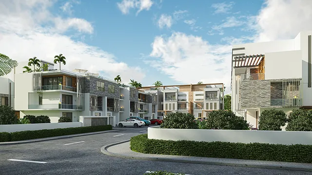 Роскошный современный жилой комплекс: современная и умиротворённая планировка