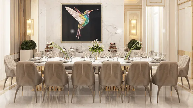 Преобразите ужин: роскошный дизайн столовой