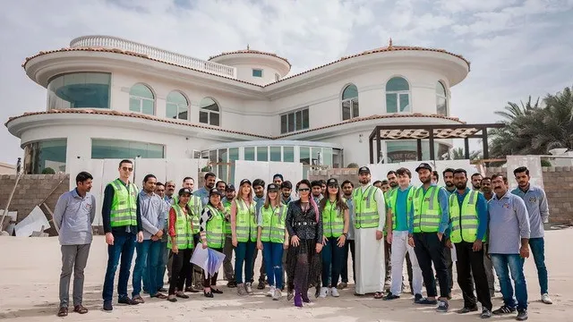 Роскошный современный дизайн виллы на Palm Jumeirah