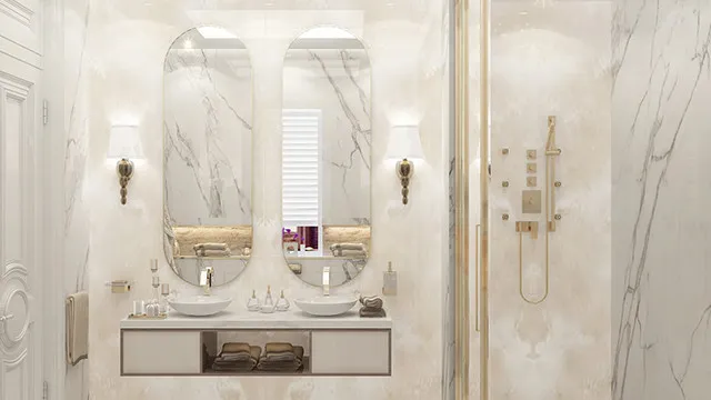 Роскошный дизайн ванной комнаты: раскройте свою экстравагантность