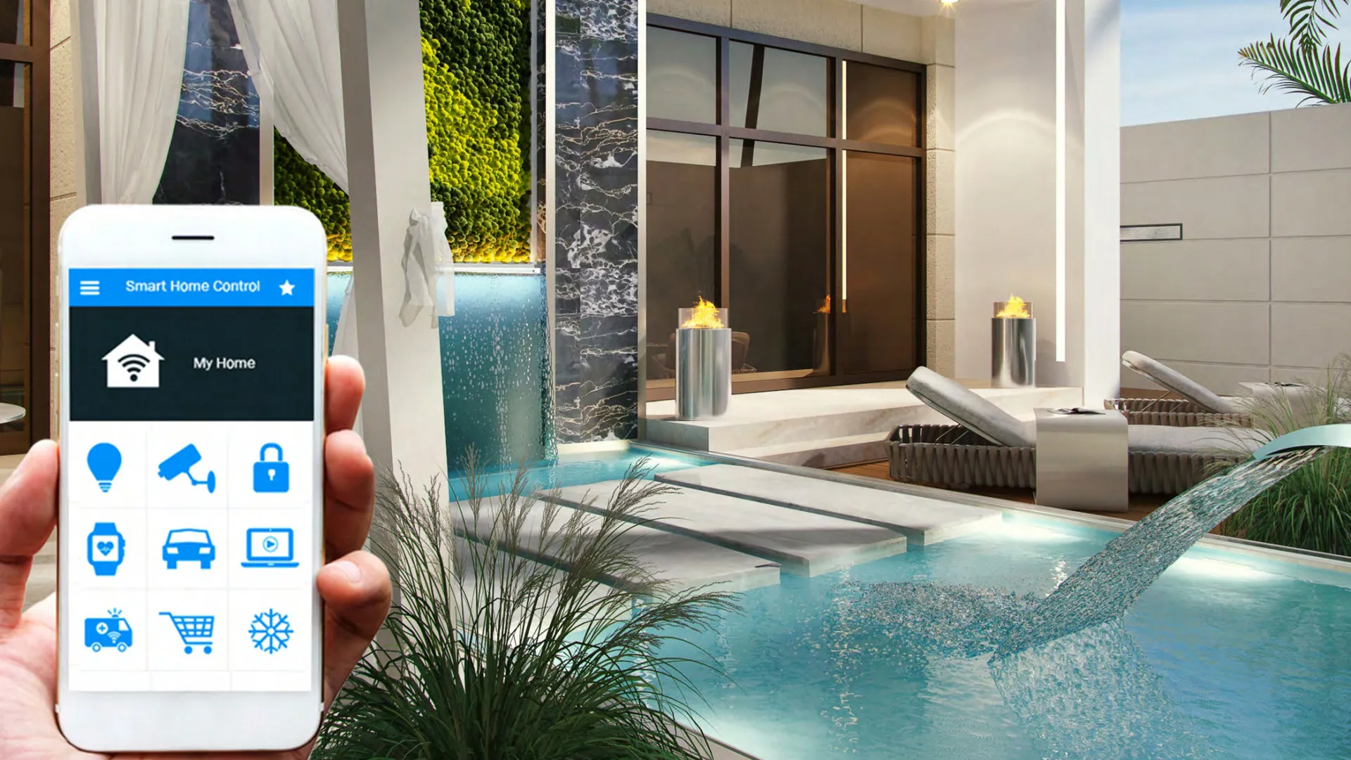 حلول المنزل الذكي الفاخرة لأصحاب المنازل ذوي الذوق الرفيع