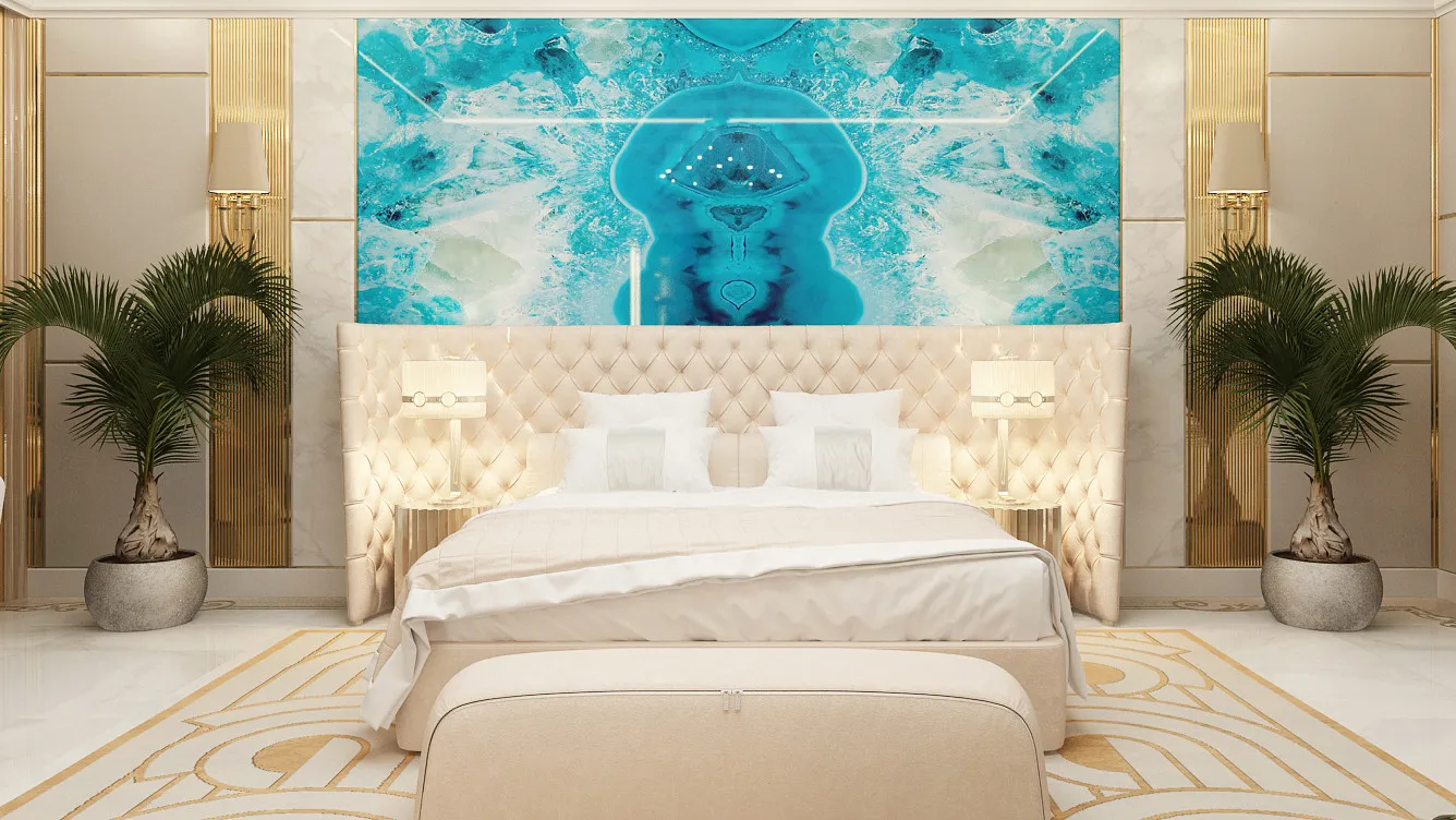 تصاميم غرف نوم فاخرة في الإمارات