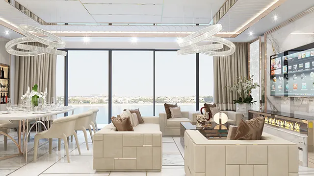 ارتقِ بتصميم شقتك الفاخرة — حلول داخلية حصرية