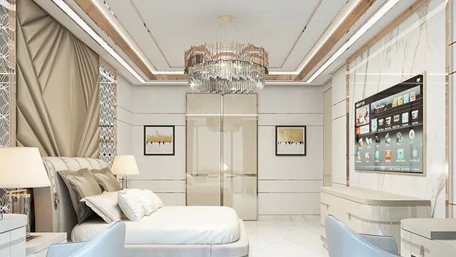 ارتقِ بمساحة نومك: دليل تصميم غرفة نوم حديثة وفاخرة