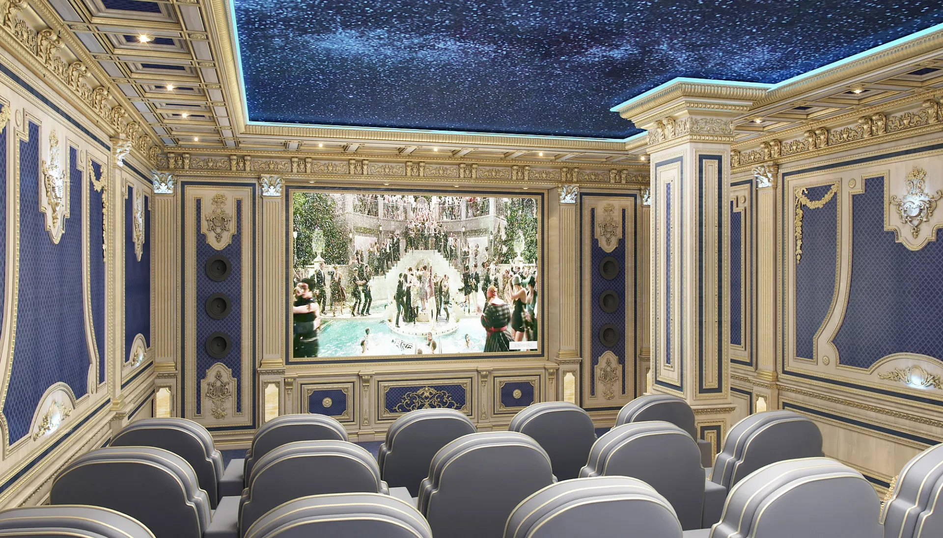 تصاميم مسارح منزلية ساحرة لتجربة سينمائية استثنائية