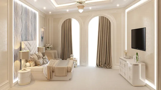 إلهام تصميم غرفة نوم أنيق — أنطونوفيتش ديزاين