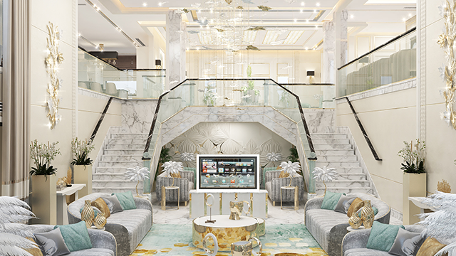 أفكار مذهلة لتصميم قاعة كبيرة تبهر ضيوفك