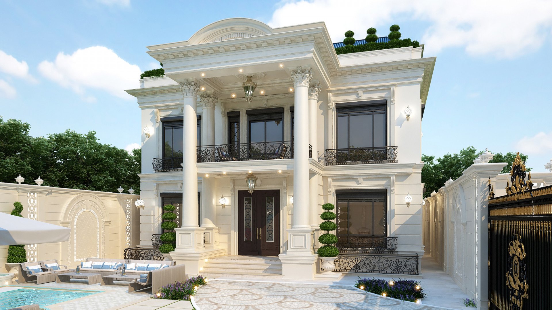 أفكار وأسرار تصميم الواجهات الخارجية الفاخرة