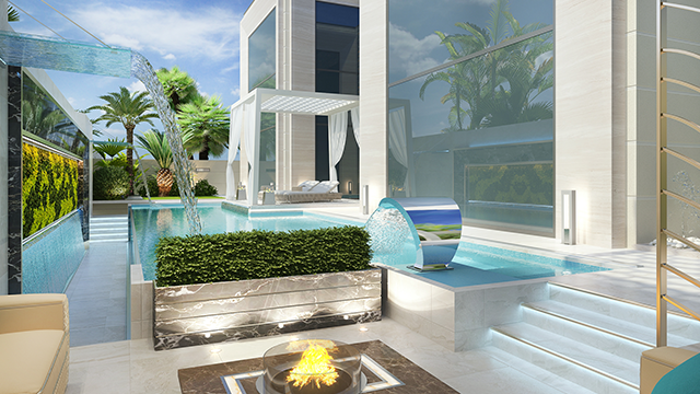 تصميم مناظر طبيعية فاخرة لتجربة معيشية مثالية