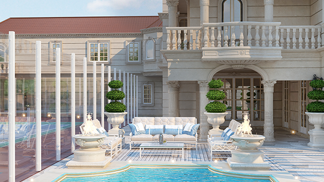 ارتقِ بأسلوب حياتك مع تصميم واجهات خارجية فاخرة