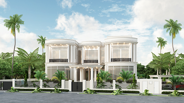 تصميم واجهة خارجية مودرن يرفع جاذبية منزلك