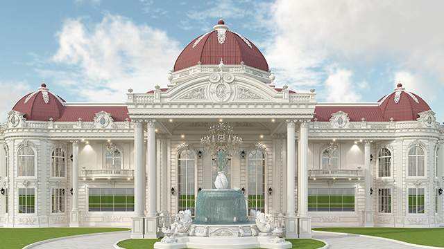 إقامة ملكية فاخرة لعائلة واسعة