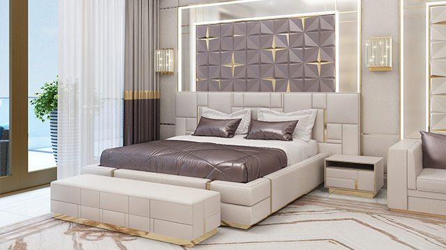 تصميم غرفة نوم فاخرة يعكس ذوقك الرفيع