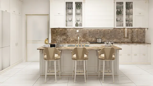 ارتقِ مطبخك بتصميم داخلي أنيق ونظيف