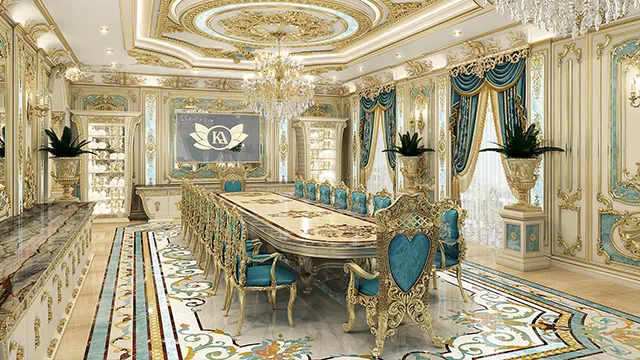 كشف أسرار التصميم الداخلي الكلاسيكي الملكي في دبي