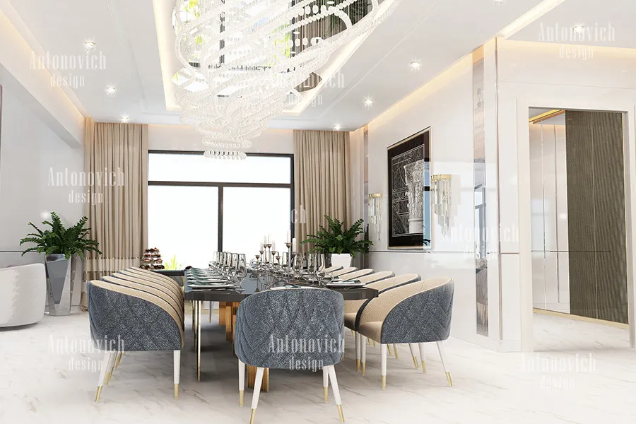 تصميم داخلي فاخر في دبي: رحلة بصرية