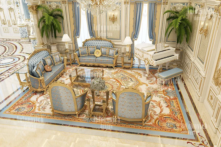 جمال التصميم الداخلي الكلاسيكي الخالد في الإمارات