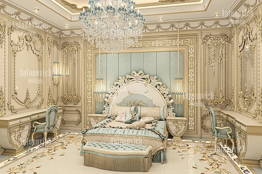 شركة التصميم الداخلي الفاخرة لغرف النوم في دبي