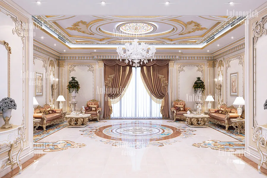 التصميم الداخلي الكلاسيكي والملكي في الدوحة