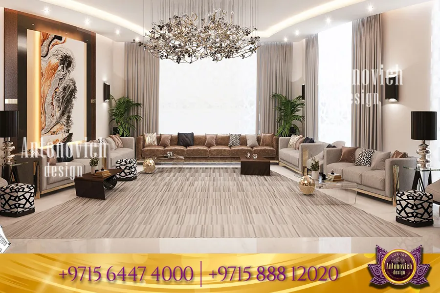 كشف فن مشاريع التصميم الداخلي الفاخر العصري