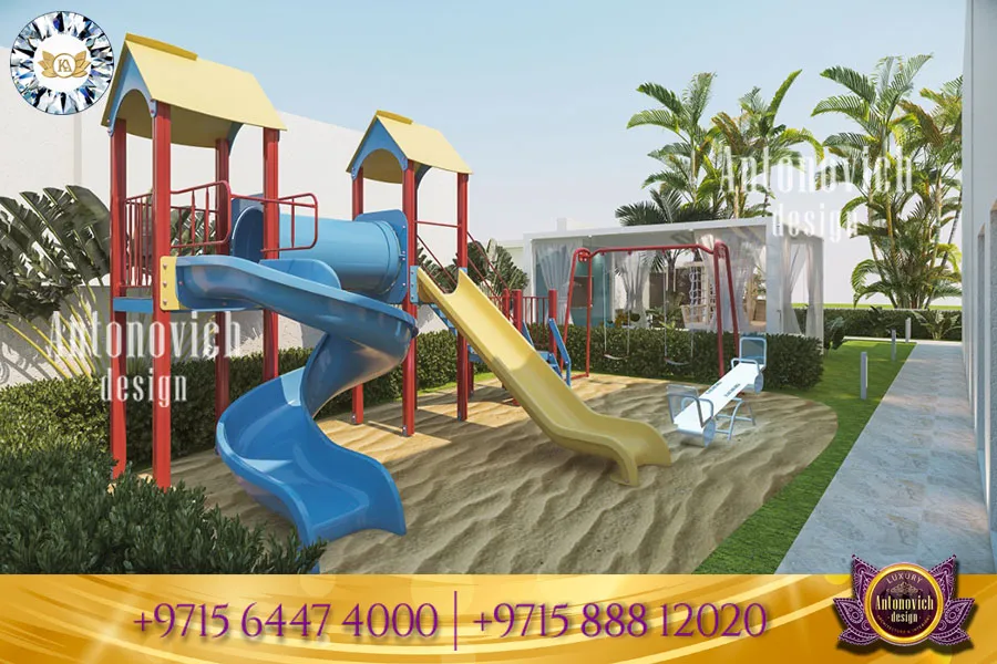 إتقان التصميم الخارجي: المناظر والمسابح والميزات المائية