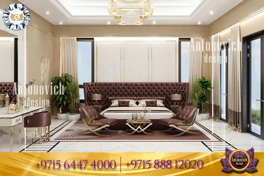 إلهام تصميم غرف نوم فاخرة لملاذ منزلي مترف