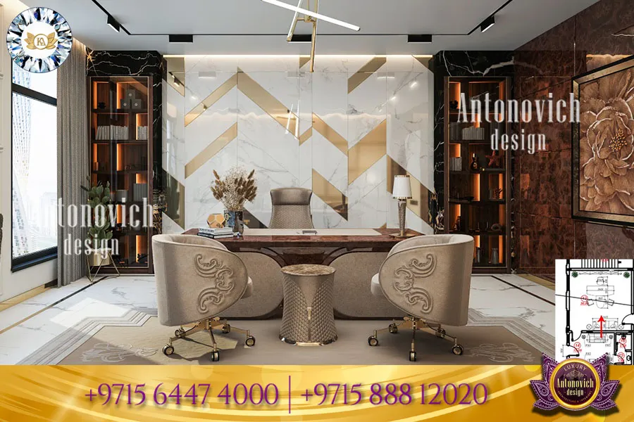 أفضل تصميم أثاث المكاتب لمساحة عمل مبهرة