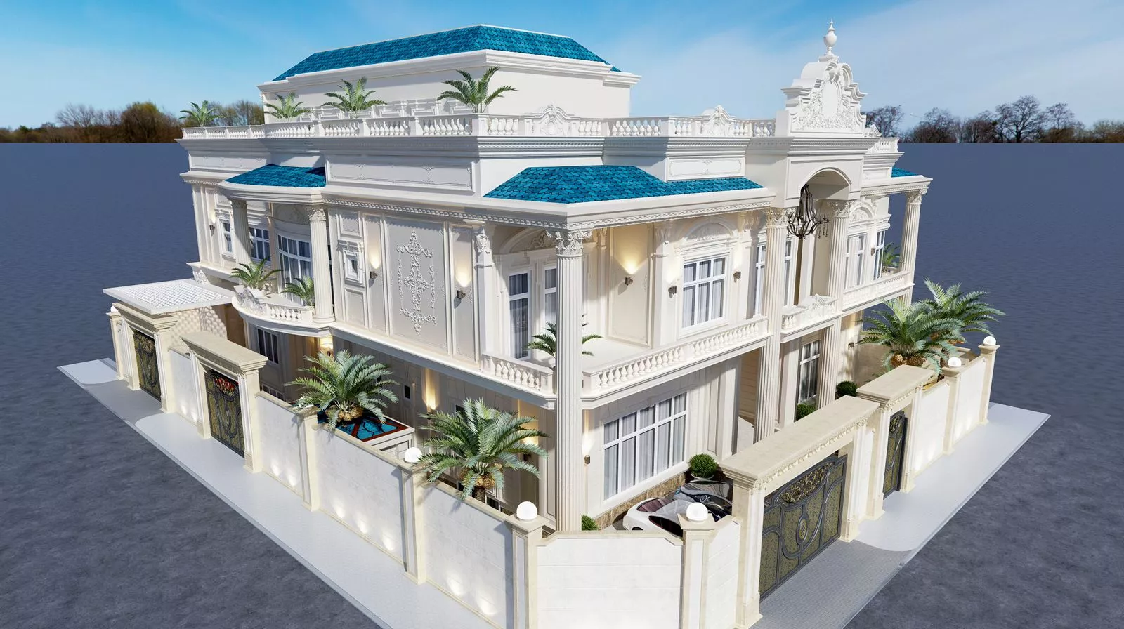 فن تصميم المناظر الطبيعية في الرياض