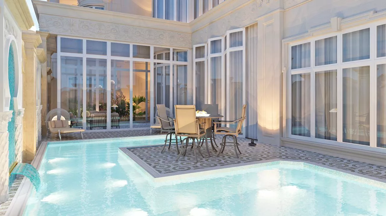 فيلا جدة: عرض لتصميم داخلي وخارجي فخم في المملكة العربية السعودية