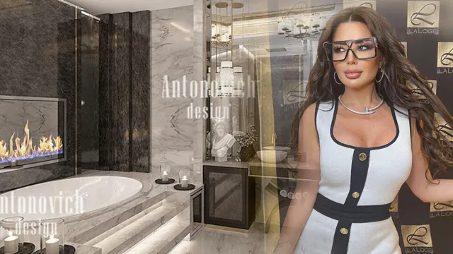 تصميم الحمام الرئيسي — تميز داخلي فاخر من أنطونوفيتش ديزاين