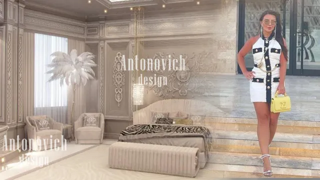 تصميم غرف نوم فاخرة من أنطونوفيتش ديزاين