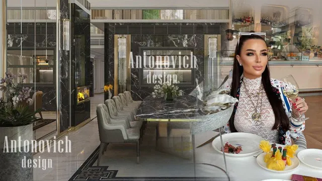 تصميم غرفة طعام فاخرة بأناقة عصرية — أنطونوفيتش ديزاين (Antonovich Design)