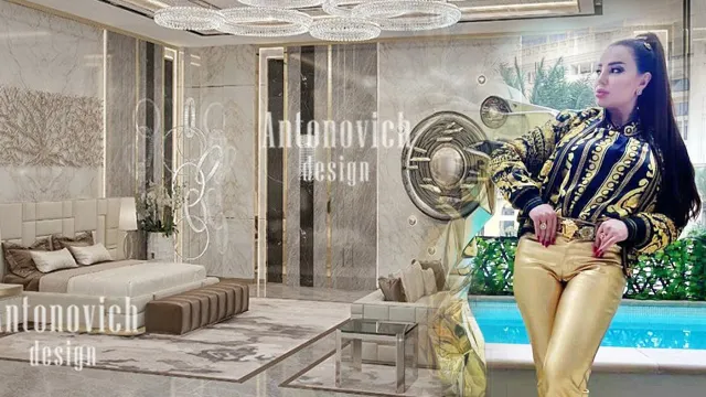 تجربة أناقة لا تضاهى: تصميم داخلي لغرفة نوم مودرن من أنطونوفيتش ديزاين