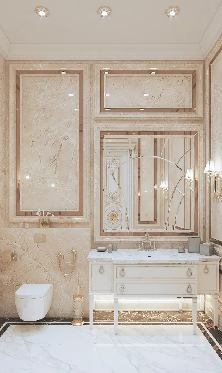 أسرار تجديد حمام فاخر في دبي