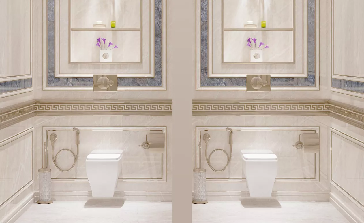 دليل تصميم حمام دبي الفاخر