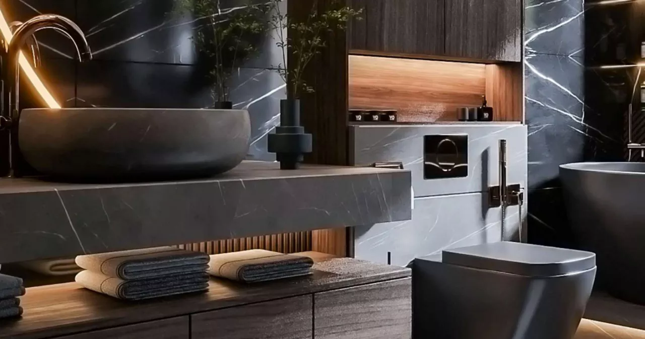 العناصر الأساسية لتصميم حمام فاخر في دبي