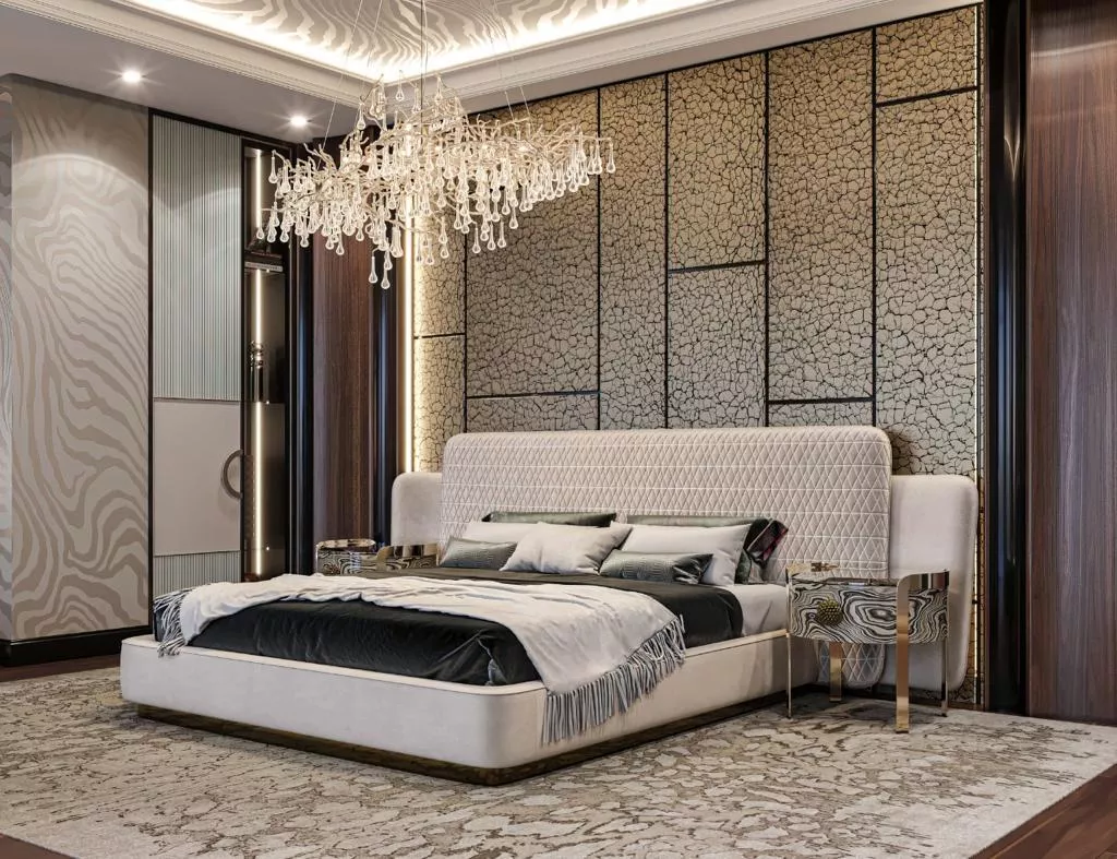 ارتقِ بغرفة نومك: تصميم داخلي فاخر وخيارات أثاث راقية
