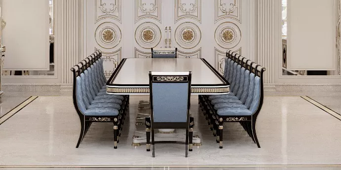 عناصر أساسية لتجربة غرفة طعام فاخرة في دبي