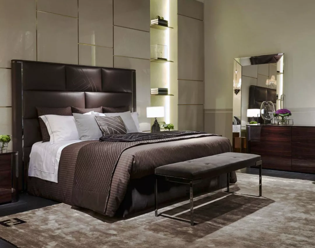 أفكار وتصميم غرف نوم فاخرة في دبي