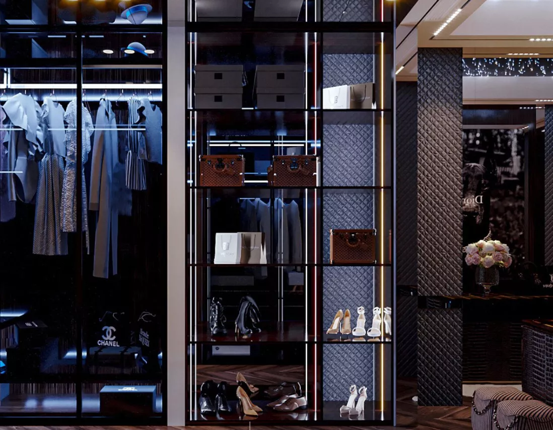 دليل تصميم غرفة ملابس فاخرة — تحويل خزانة أحلامك