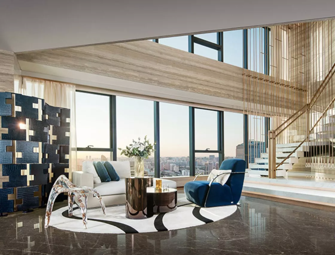 كشف أسرار التصميم الداخلي الفاخر للمساحات الواسعة