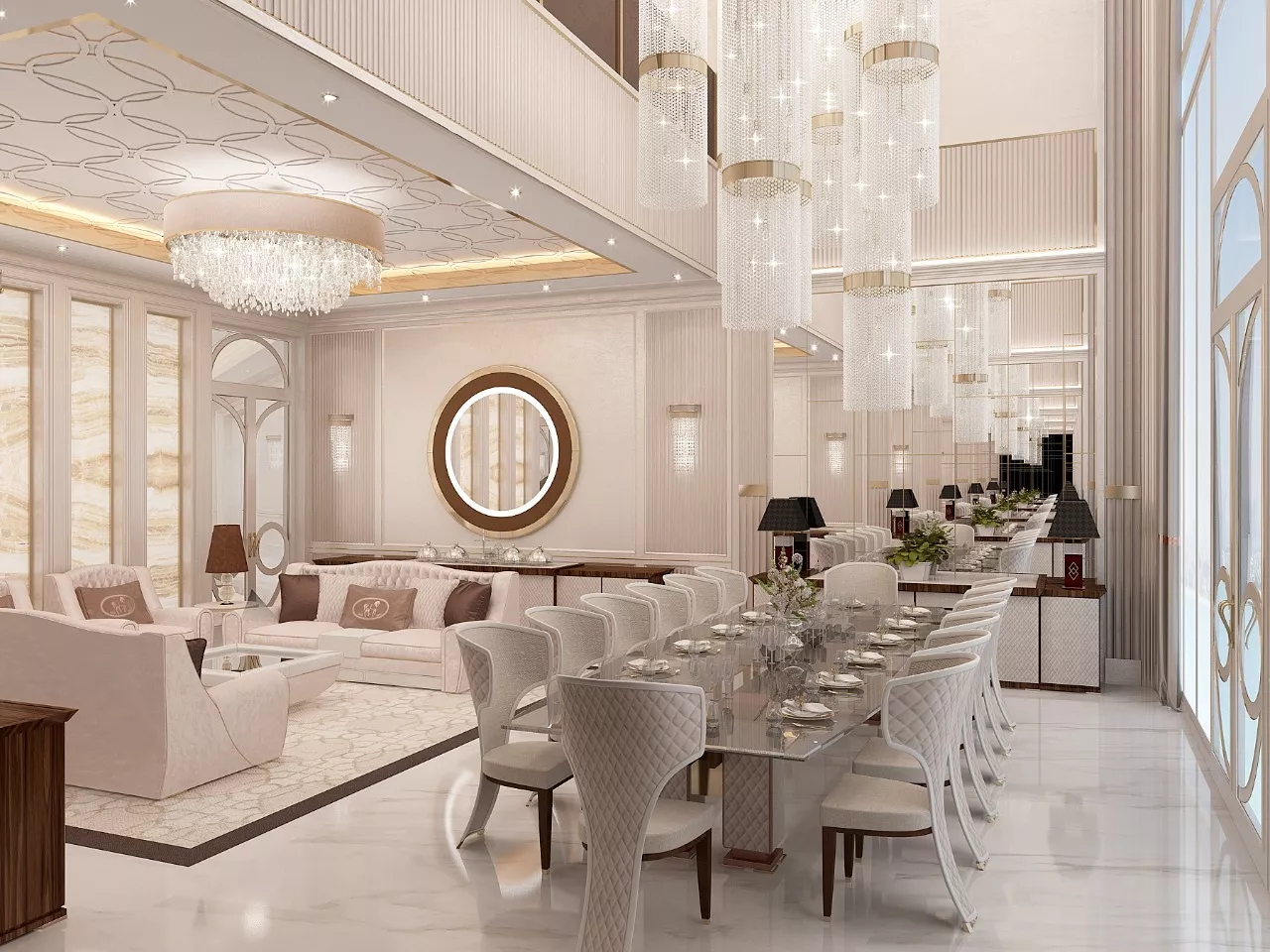 تصميم غرفة طعام فاخرة: أفكار ومواد لاختيار مثالي